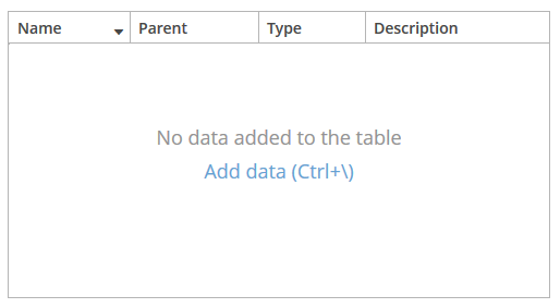 gui table emptyState