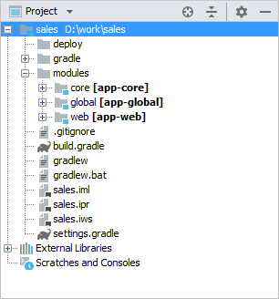 project structure